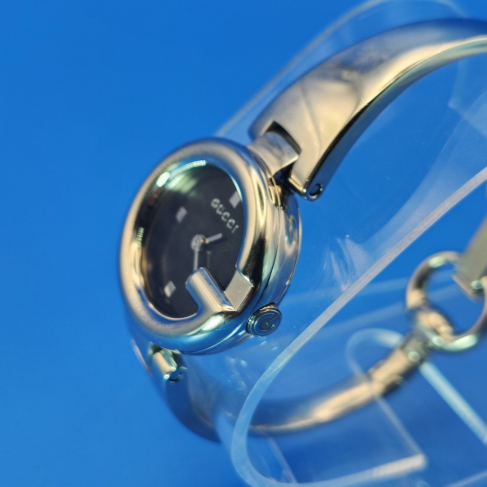 Vintage 1992 Gucci 1345 G-Series Swiss Made 23mm Women's Quartz Bangle Watch - Picture 5 of 10